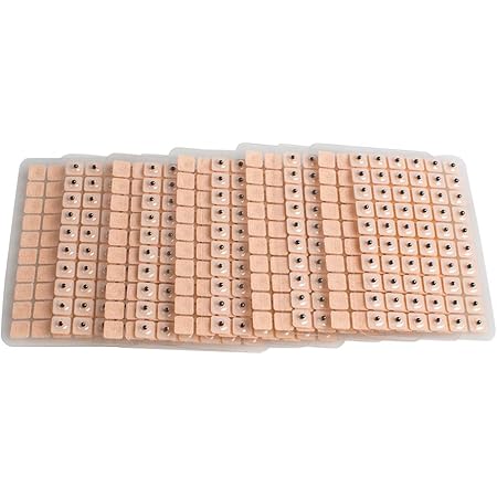Amazon Ixaer 600pcs 耳つぼシール 鍼治療 ステッカー 耳の種 マッサージピン ツボ押しグッズ Ixaer マッサージ ツボ押しグッズ