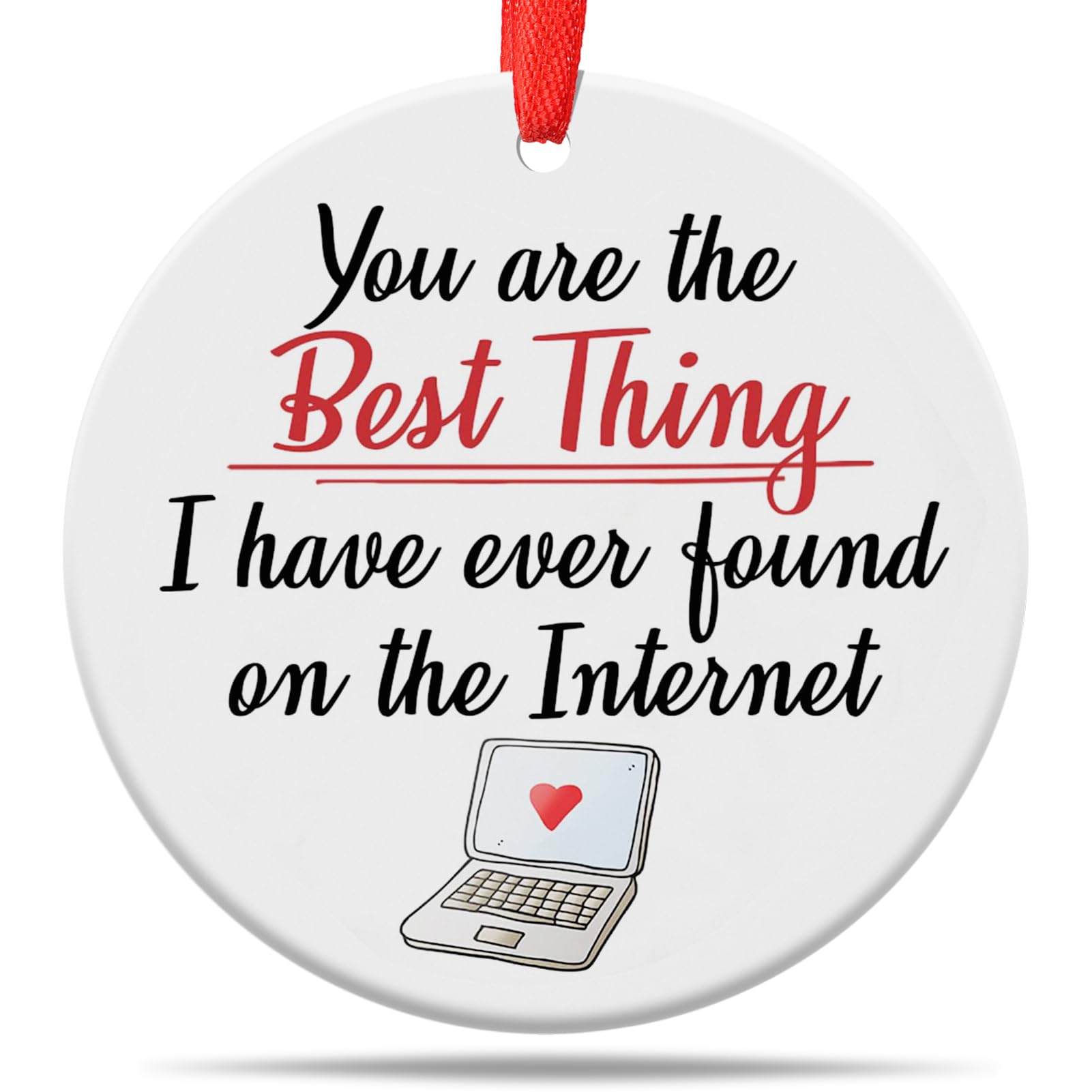 Gifts for Couples, 2023 Christmas Ornament, Anniversary Birthday Gifts for Women, Men, Him, Her, Husband, Wife, Gifts for Girlfriend Boyfriend on Christmas, Valentines, Ornament Xmas Tree Decor