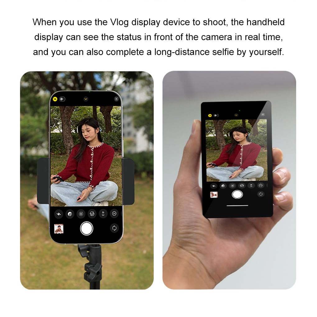 Riprese orizzontali e verticali per selfie Vlog e lo,bianco