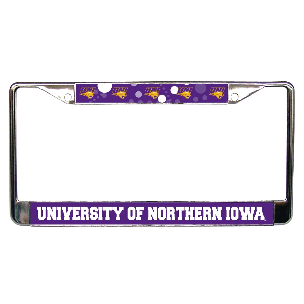 VictoryStore License Plate Frame, University of Northern Iowa - License Plate Frame - Circles Design