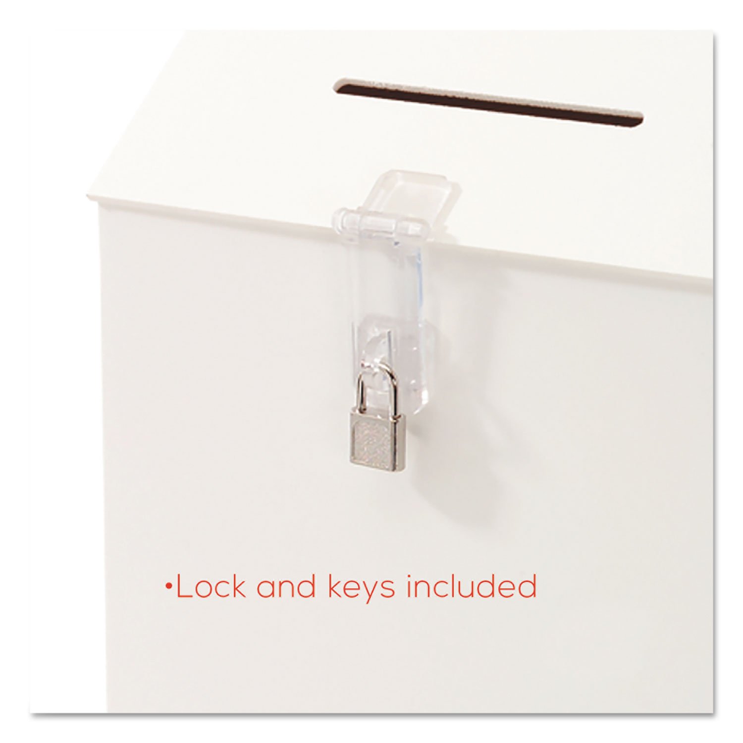Amazon.com : deflecto 79803 Plastic Suggestion Box with Locking