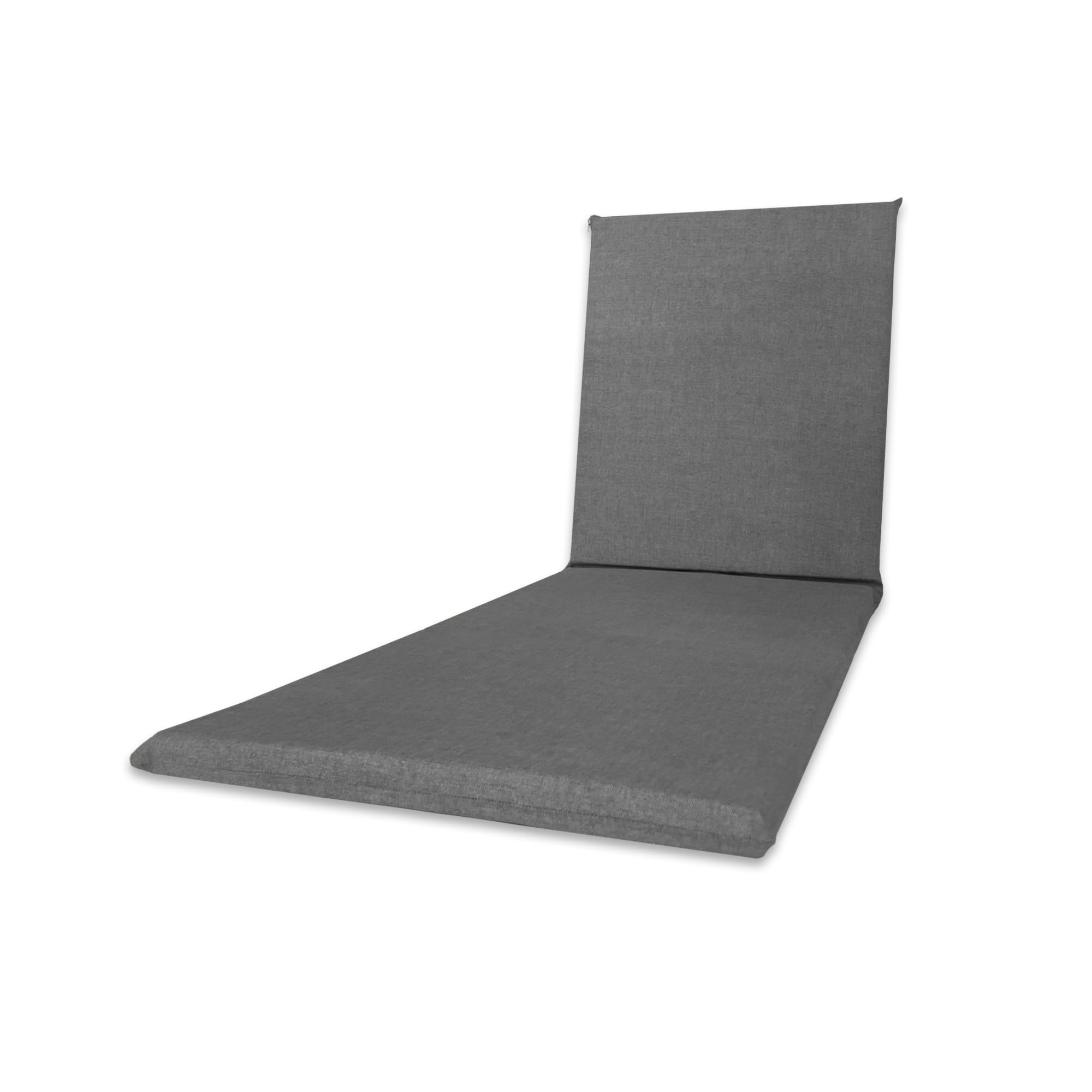 Il Tuo Artigiano Design Loneta Kussen voor ligstoelen, effen, 190 x 60 x 4,5 cm, matras voor ligstoelen, gemaakt in Italië (beige