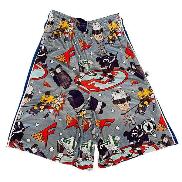 Flow Society Hip Check Hockey Boys Athletic Shorts