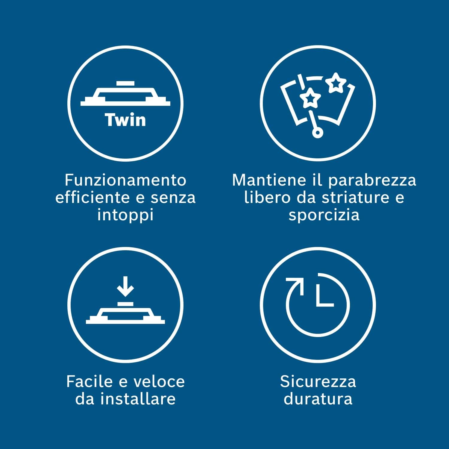 Wish® Excellence Premium Set 22/16/14 tergicristalli anteriore