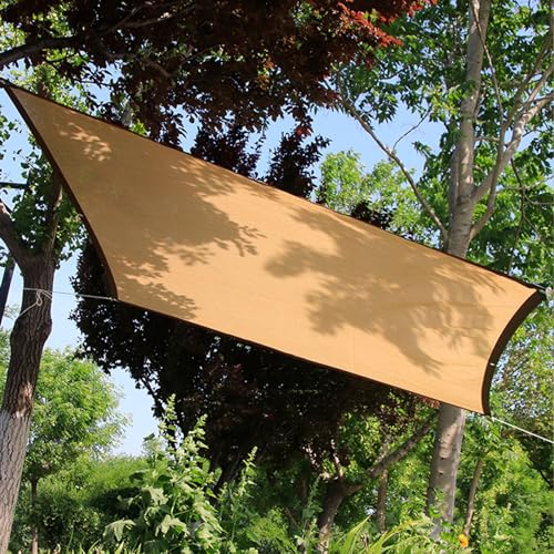 Toile d'ombrage de haute qualité beige résistante pour terrasse