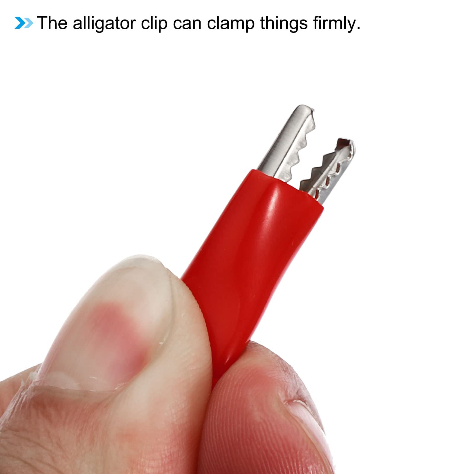 4 Pairs Silicone High Voltage 4mm Banana Plug To Alligator Clip Test