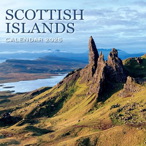 2025 Scotland Calendar: Scottish Islands - Square Wall Calendar - Month to View -12 Months