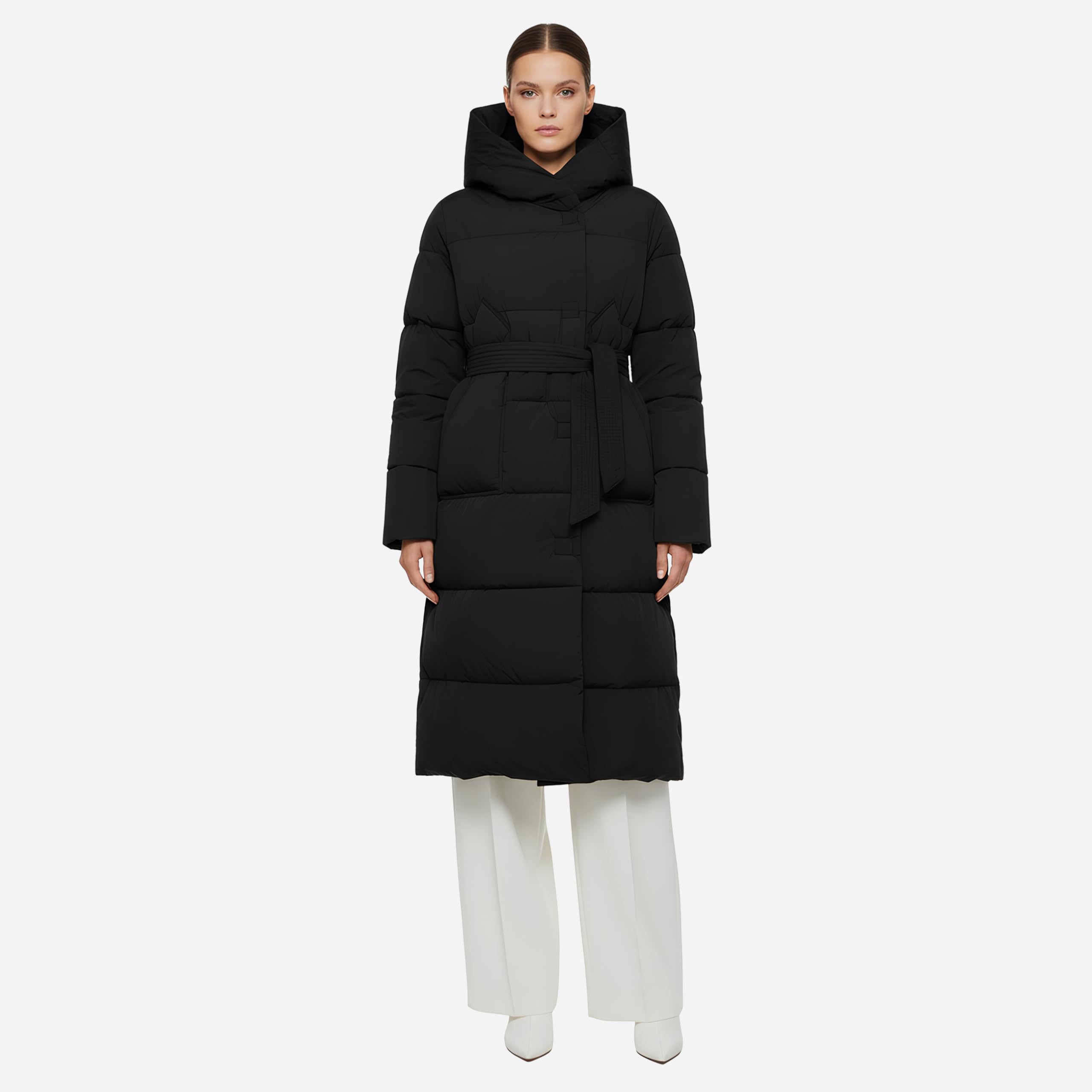 Cappotto donna ARTIKA Elyse Coat N728 piumino lungo inverno cappuccio giubbotto