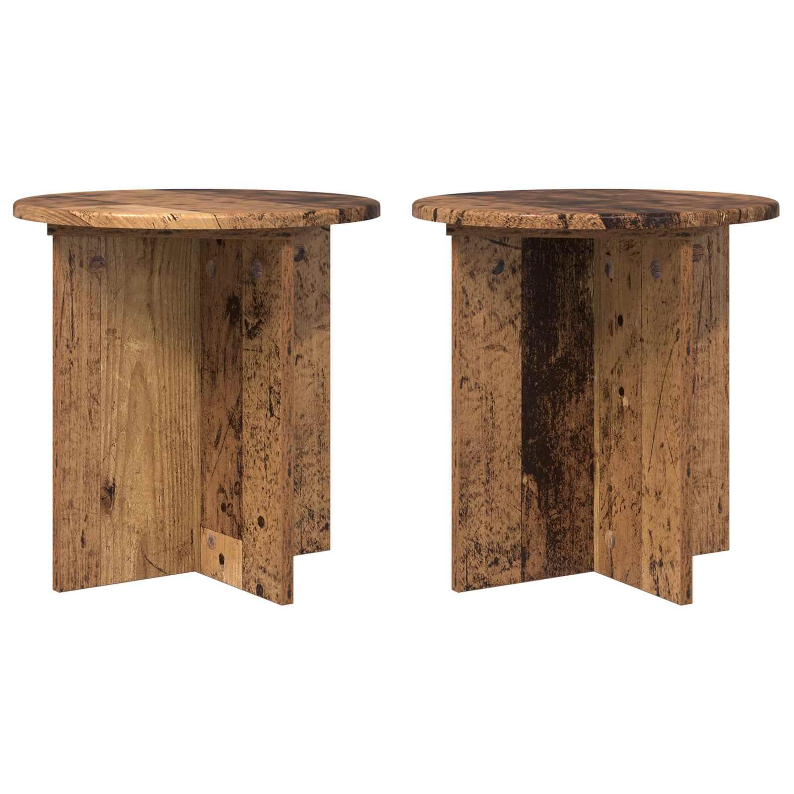 Hothingwell Pflanzenständer, 2-teilig, Holz, 40 x 40 x 40 cm | Modernes und reines Design, für den Innenbereich, funktionale Erhöhung, einfache Montage