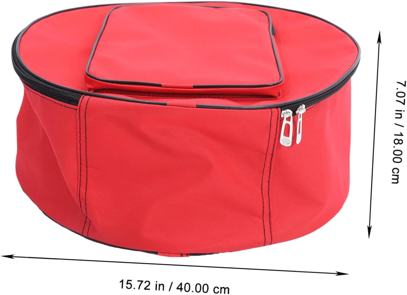 Convenient Snare Drum Bag Material Red Snare Drum Holding Bag for Percussion Instruments