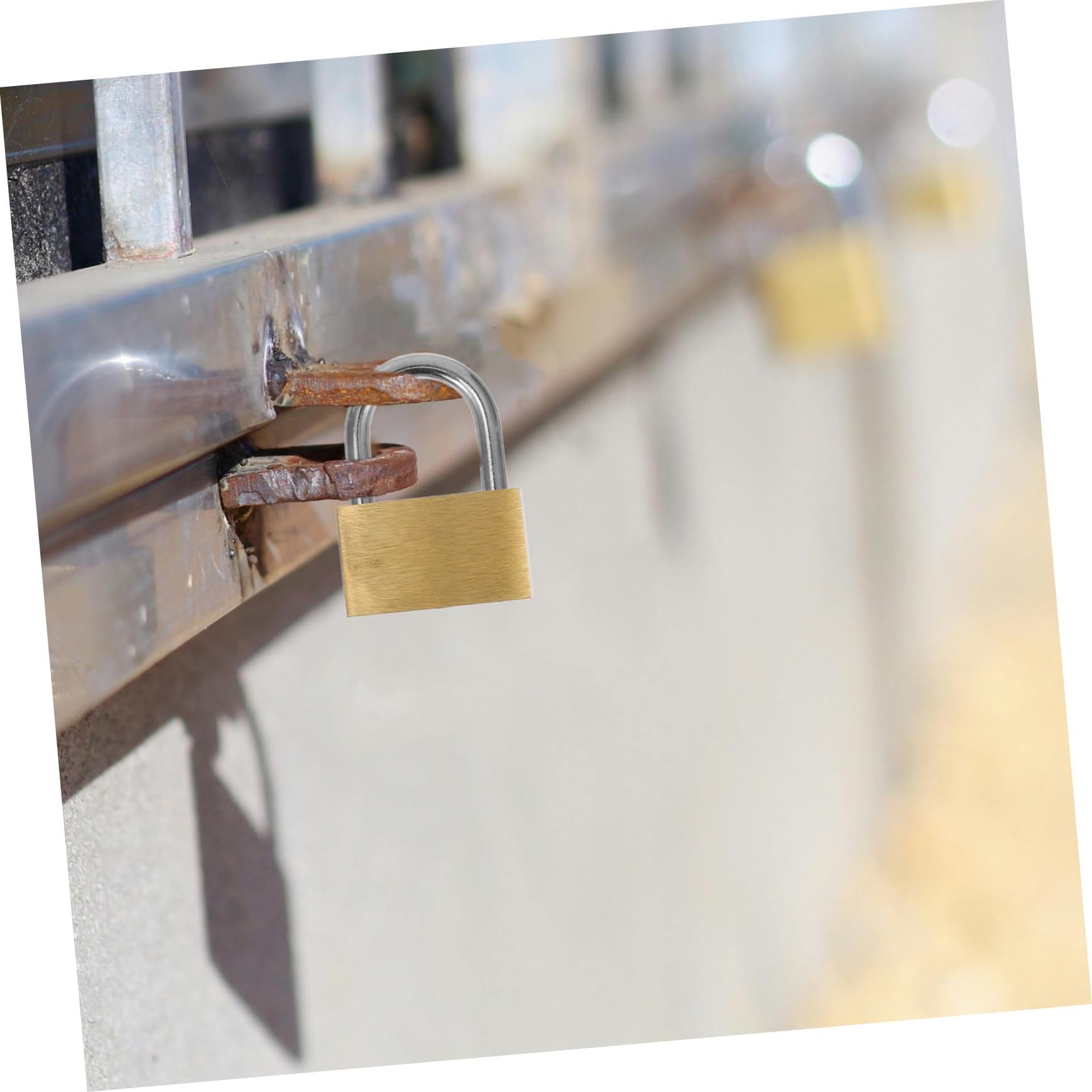 12pezzi Padlock Per Armadietti Stoccaggio e Recinzioni Serrature Chiave Multifunzionale Per Casette