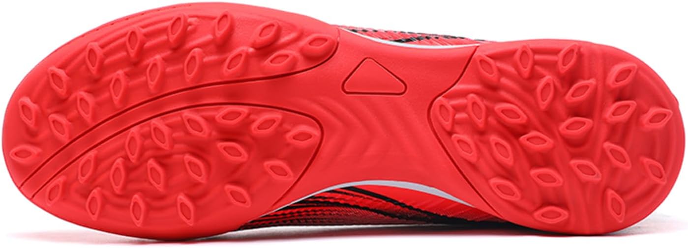 Soccer Cleats for Mens Womens High Tops Lace Up Unisex Football Shoes Indoor Turf Soccer Shoes AG FG TF for Beginners to Advanced Players