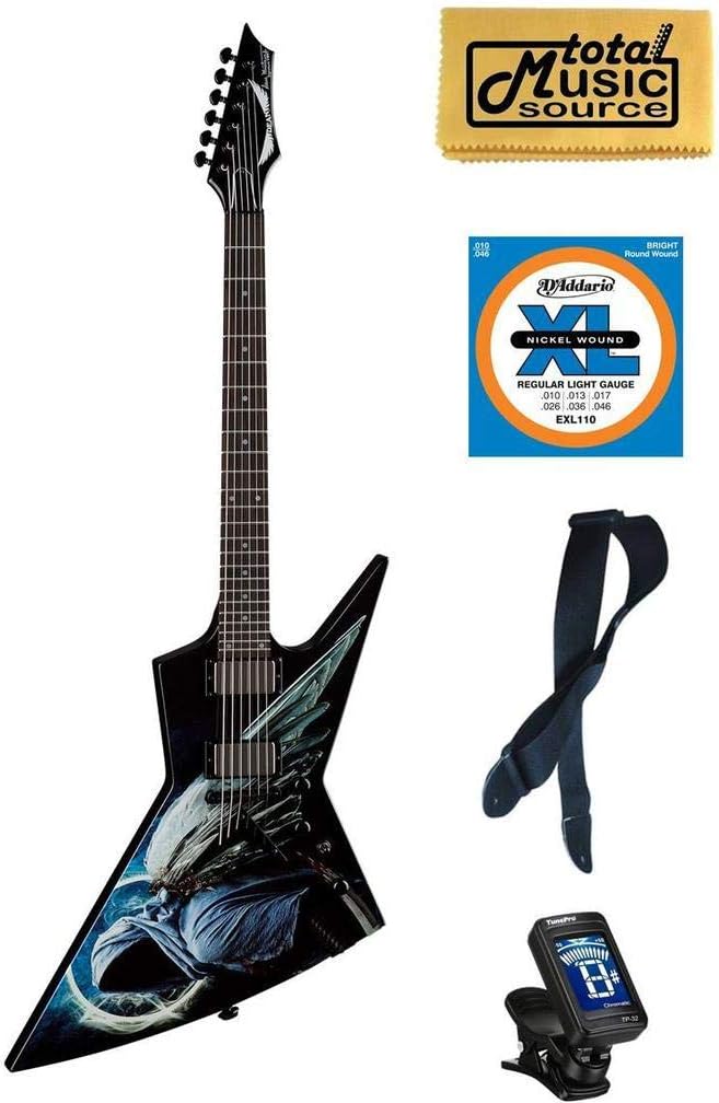 Dean Dave Mustaine Zero Angel of Deth II Guitar FREE Strings Tuner Strap Cloth