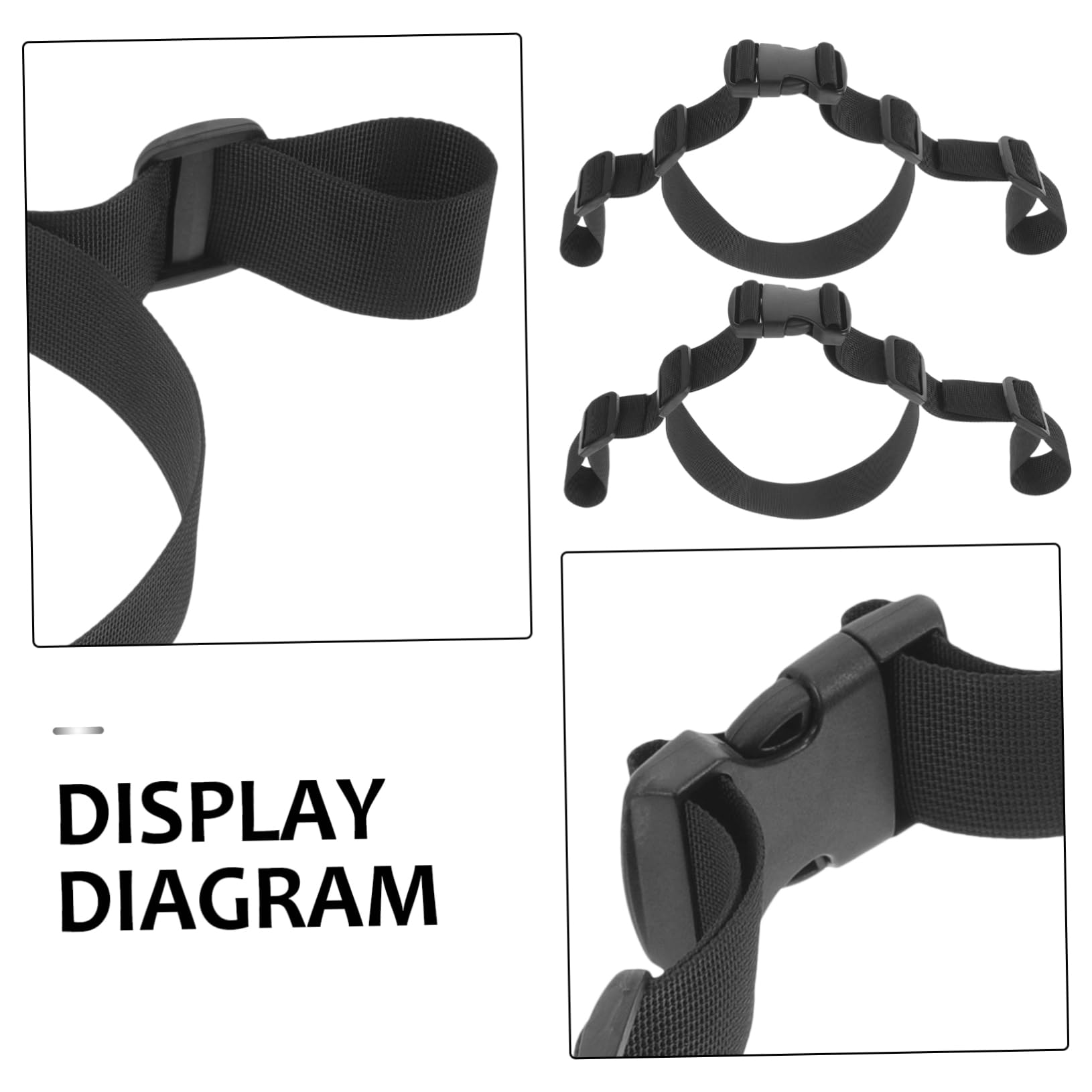 VICASKY 2 Pièces Sangles De Siège Bébé Sangle Ceinture Pour Bébé Poussette Remplacement Sangle De Chaise Pour Enfant Harnais De Sécurité Pour Tout-Petits Sangles De Chaise Haute Ceinture