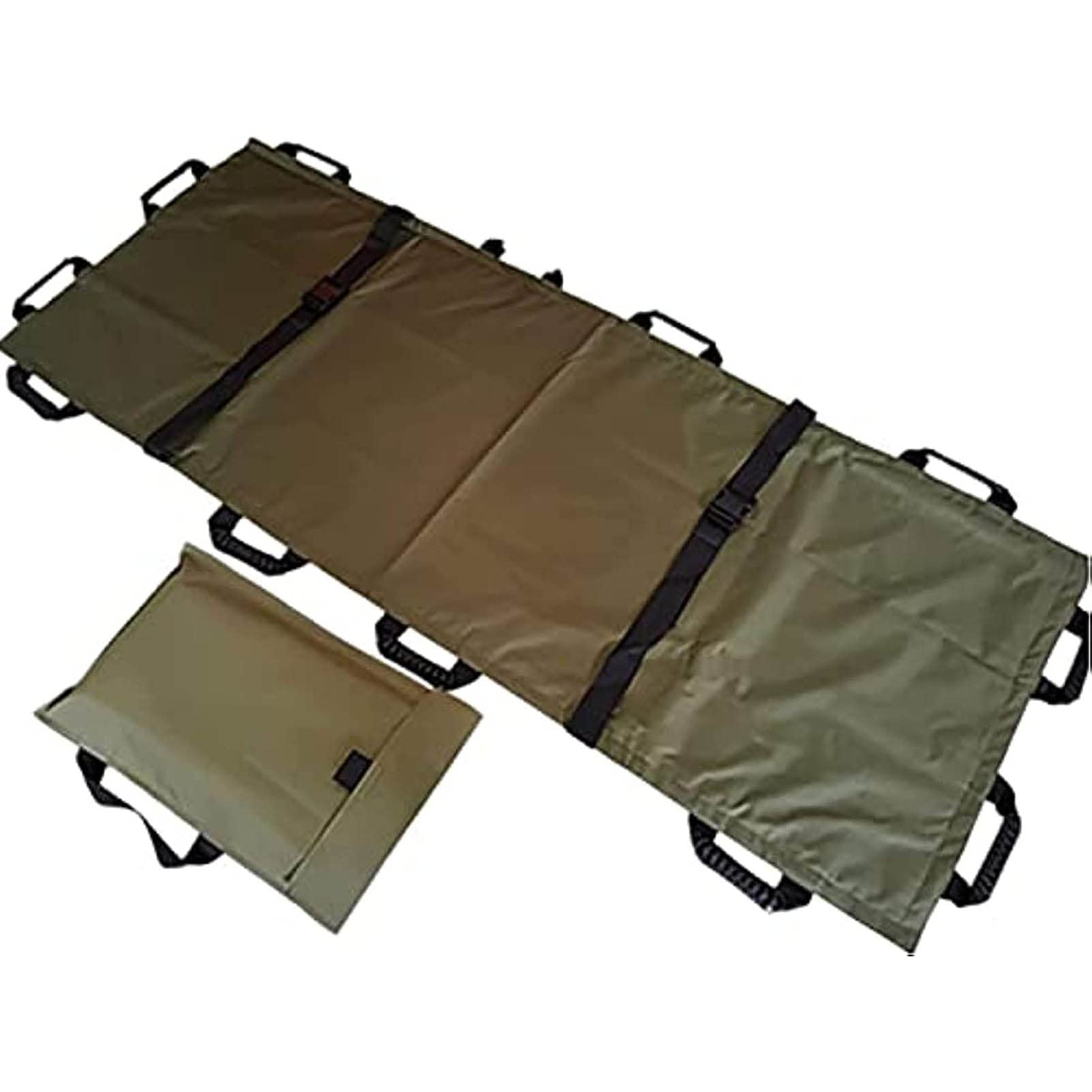 Stretcher Bed Emergency Stretcher,Portable Folding Stretcher, Waterproof Soft Stretcher 12 Handles Emergency Rescue Stretcher, Stretcher with Handbag for Patient Transport, for Hospital SPOR