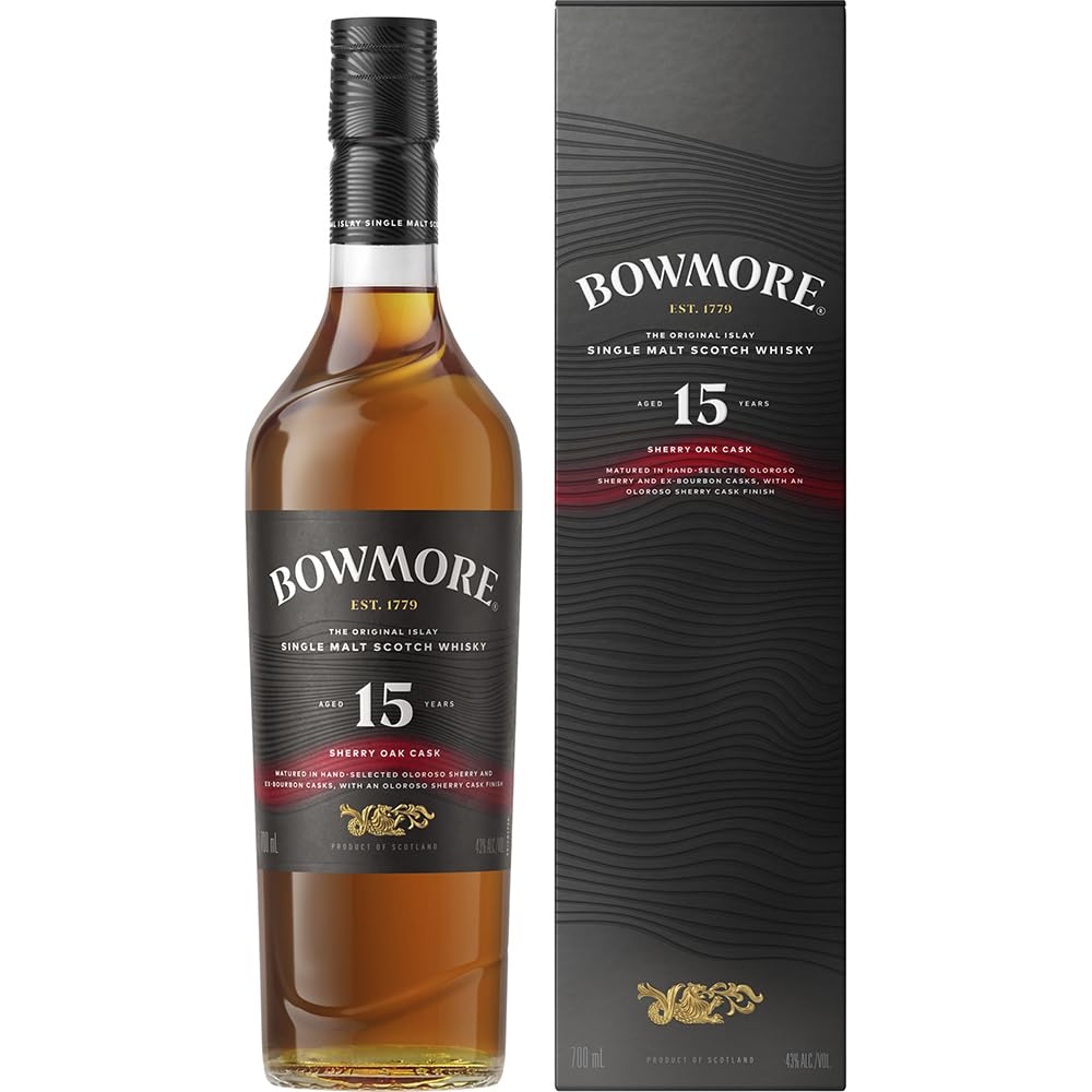 Amazon.co.jp: ボウモア シェリー 15年 [シングルモルト ウイスキー