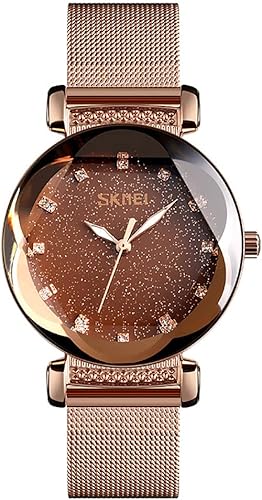 GOSASA Reloj de pulsera de cuarzo para mujer estilo simple impermeable correa de acero disponible en Yaxa Guatemala
