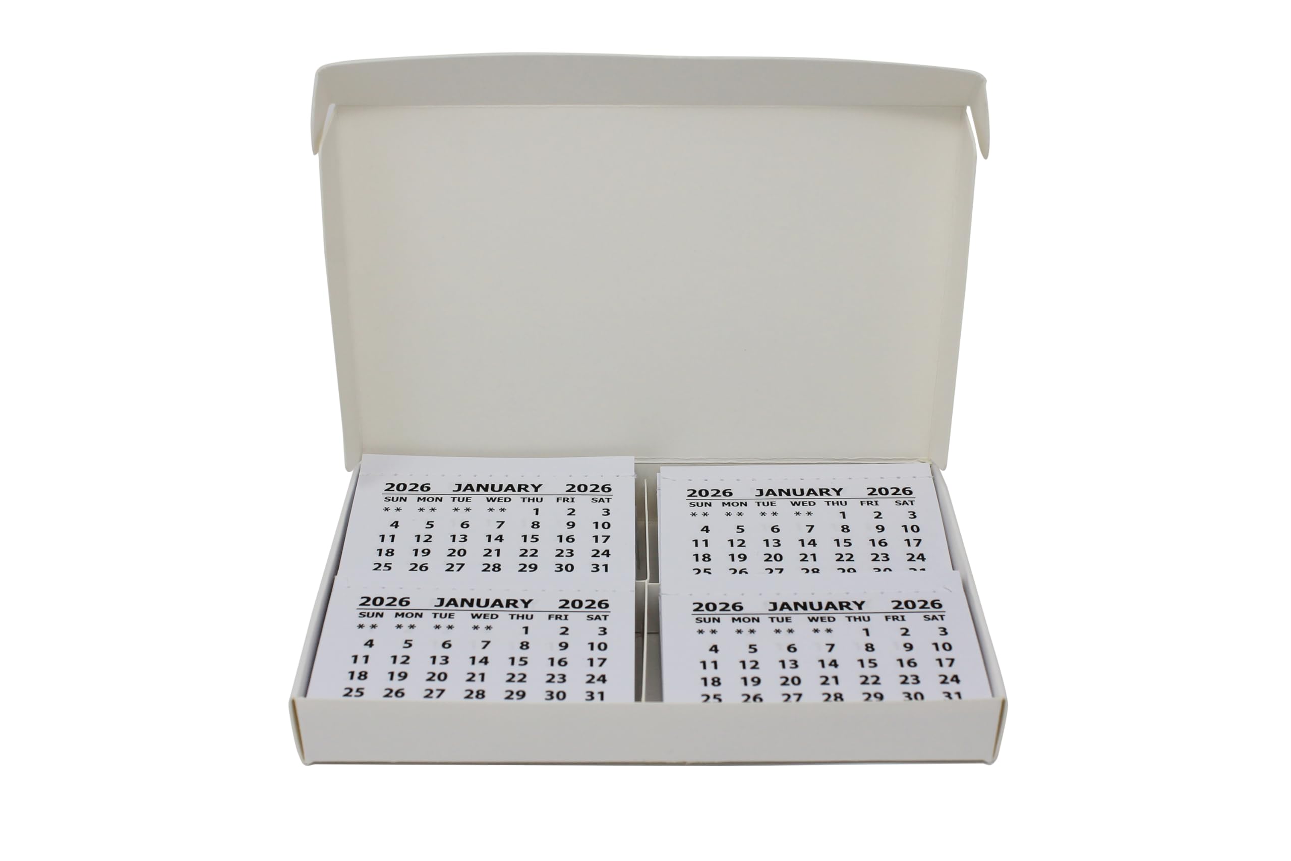 Bright Ideas 2026 Pack of 50 Calendar Tabs Insert for School Crafts. Ideal for the Classroom. Calendar Tear Off – Each Page 1 Month