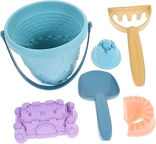 Toyvian 1 Conjunto Balde De Praia Brinquedos Infantis De Verão Brinquedos De Praia Brinquedos De Castelo De Areia Conjunto De Brinquedos De Praia Balde De Areia Brinquedos De Areia Balde
