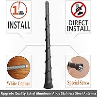 Vista 2 de Antena de goma flexible para Dodge - 8 pulgadas, modelos Journey 2010-2020