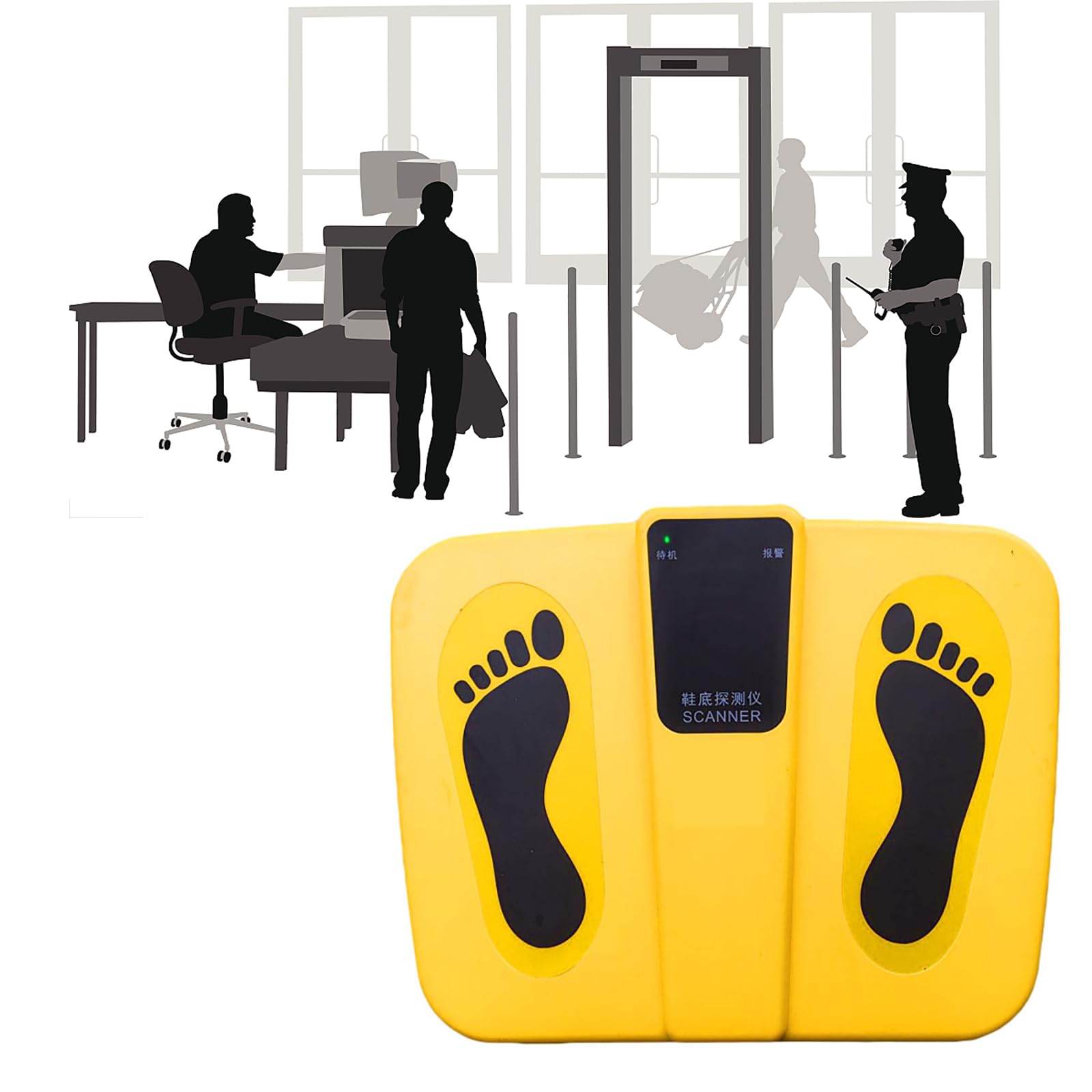 Amazon.com : Sole Metal Detector, in-Shoe Safety Detector, Sound