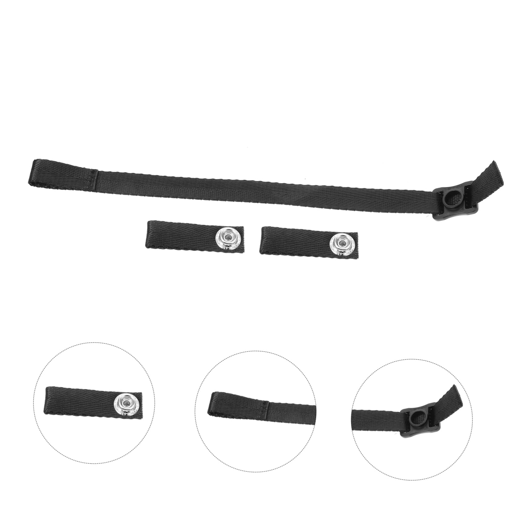 Toyvian Sangle Le Hockey rembourré Universel Accessoires de Casque de Hockey Sportif mentonnière de Hockey de Rechange jugulaire pour Le Sport Polyester Black