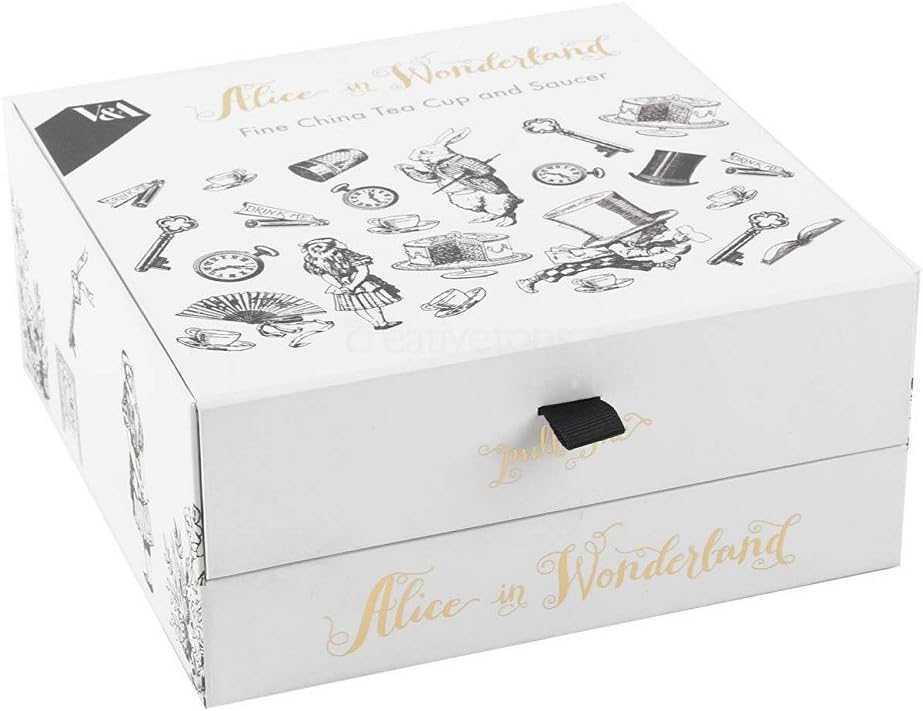 V&A Alice in Wonderland Cup and Saucer, 210 ml (7 fl oz)