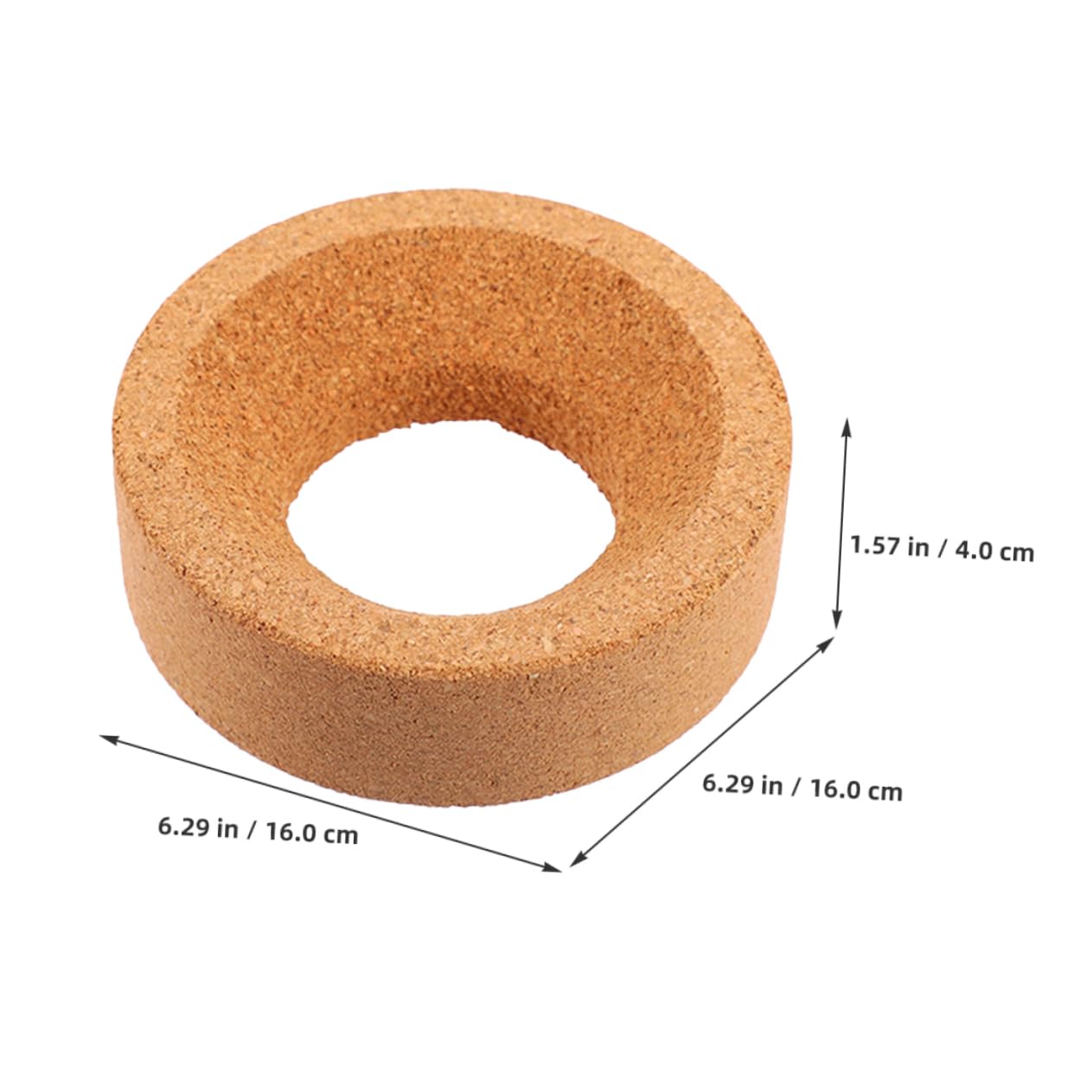 SOLUSTRE Flask Holder Cork Pad Lab Flask Support Holder Round Bottom Flask Stand Acid Alkali Proof 160mm Flask Base