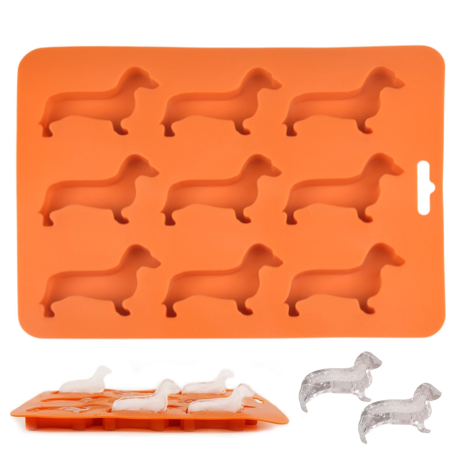Stampo Per Cubetti Di Ghiaccio, Mini Bassotto A Forma Di Cane, In