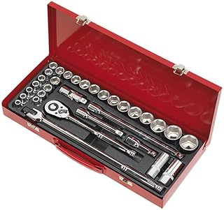 Sealey AK693 6 Point Walldrive-Duometric Socket Set, 1/2
