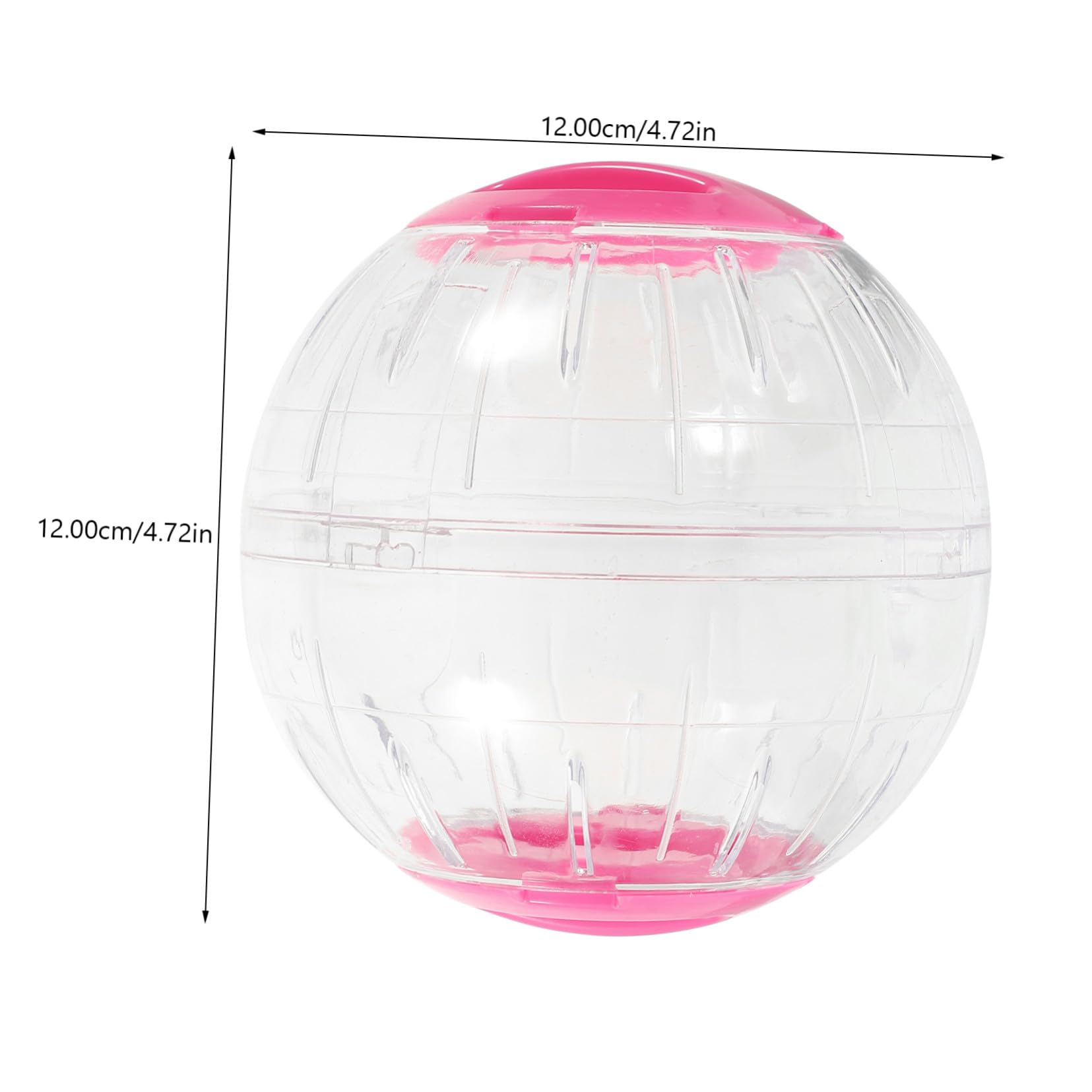 Balle D’Exercice pour Hamster Transparente Antievasion, Lot de 4