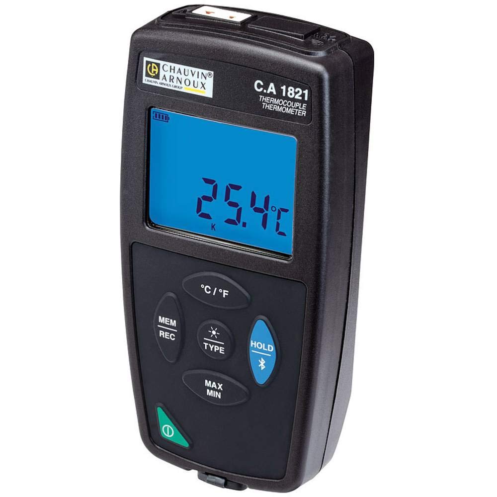 Chauvin Arnoux Digitales Thermometer, P01654821, Tragbar, 1 bis 1767 °C 0.1% + 0.6°C max, Messelement Typ Typ S, Typ R,