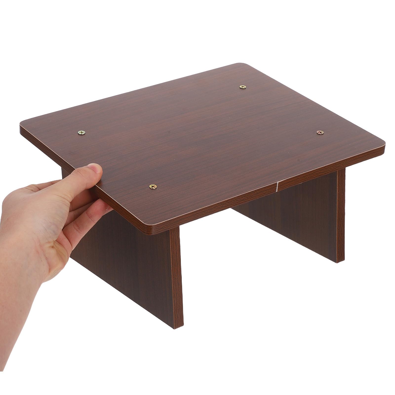 PLAFOPE Reposapiés Moderno de Madera Inclinado Escritorio Taburete