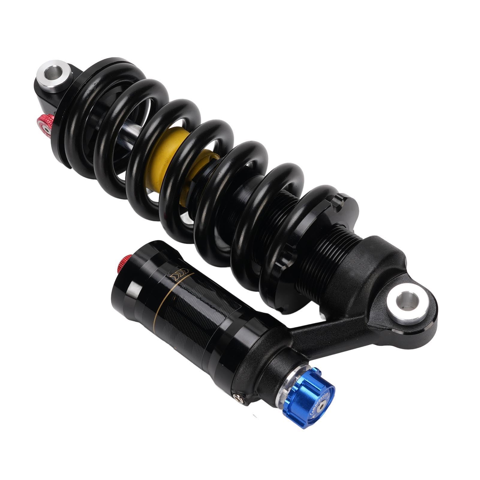 Rear Shock Suspension Spring,Aluminum Alloy Bike Shock Absorber,Advanced Hydraulic Spring Technology,Bike Rear Suspension Spring for Mountain Bikes Electric Motorcycles(190mm)