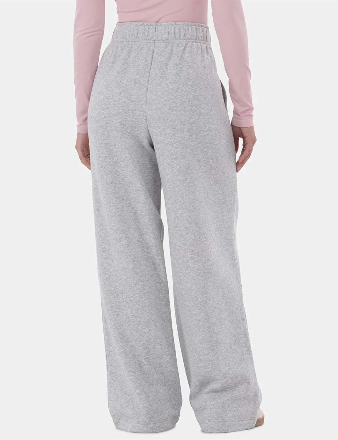 HeSaYep Women's Fleece Lined Sweatpants 2025 Winter Thermal Wide Leg Cotton Baggy Sweat Pants with Pockets - Image 2