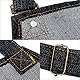QWORK® Herren & Damen Arbeits Schürze, Werkzeugschürze mit 4 Taschen für Holzbearbeitung Werkstatt Garage Küche Garten - Schwarz