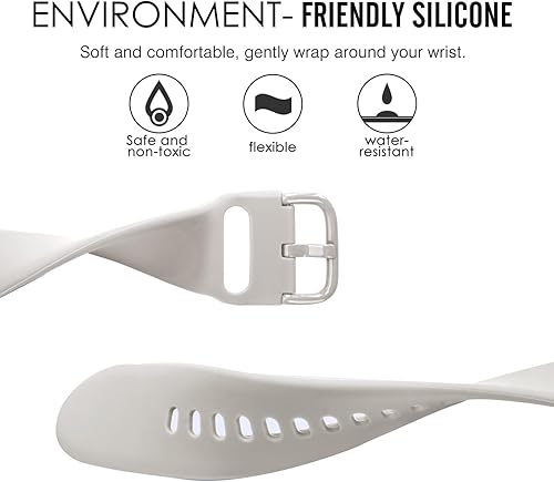 Miniatura 4 de ViCRiOR Bandas compatibles con Garmin Vivoactive 4SVenu 2SVenu 3S Vivomove 3S Smart Watch, 0.71 pulgadas de liberación rápida de silicona suave