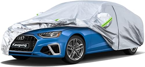 Miniatura 6 de Funda de automóvil de 6 capas para VW Passat Sedan de 2000 a 2023, impermeable, resistente a todo tipo de clima, para exteriores, interiores, sol,