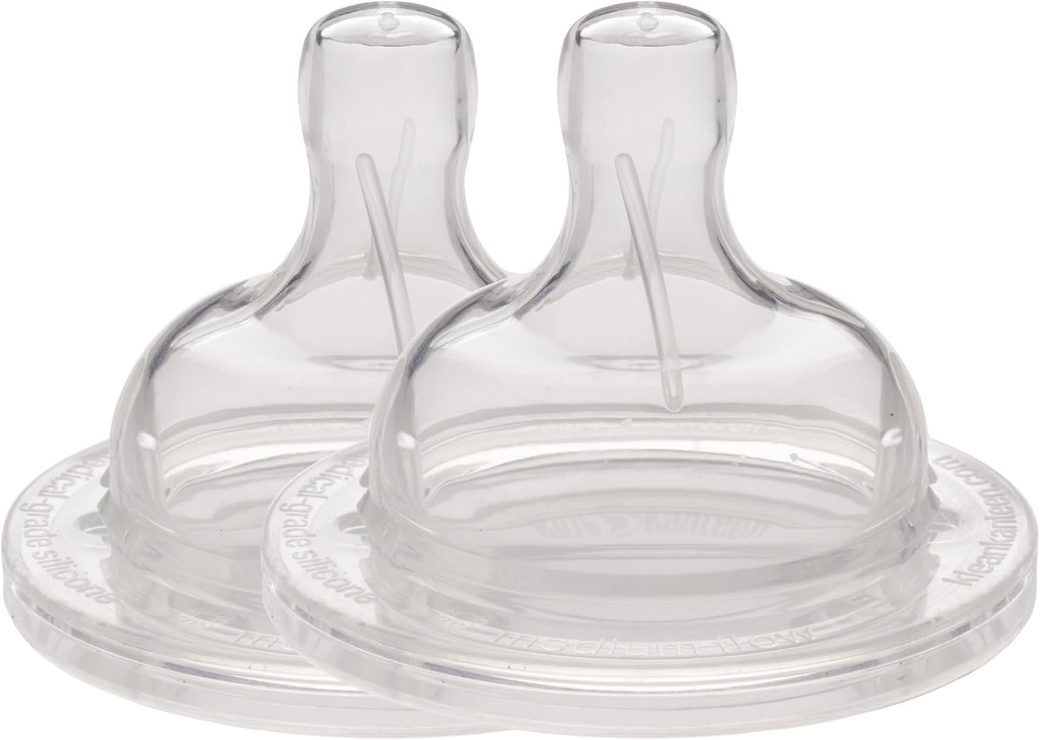 Klean Kanteen Kid Kanteen Wide Mouth Medical Grade Silicone Baby Bottle Nipple 2 Pack