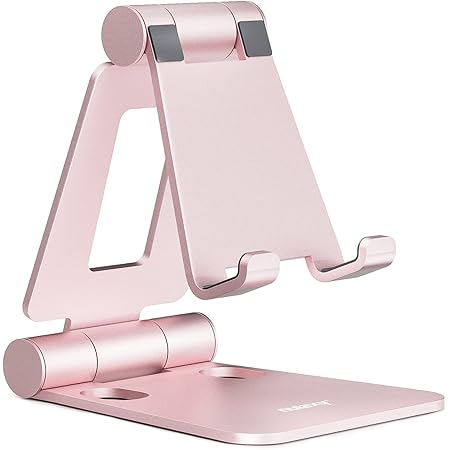 NULAXY Rotatable Cell Phone Stand, Fully Adjustable Foldable Desktop
