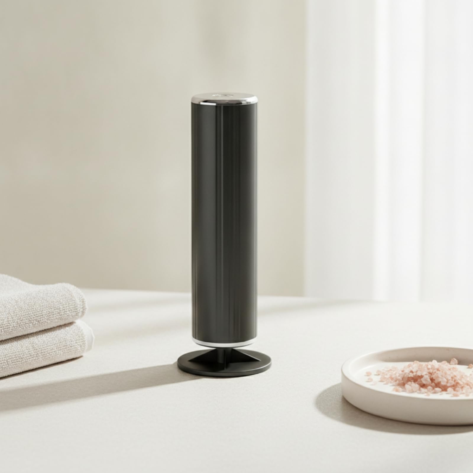 Dispositivo Cura Piedi Elettrico Rimuovi Lima Piedi Levigatore Pedicure Materiale Lega di Alluminio Funzione Presa Comoda Finitura, Nero