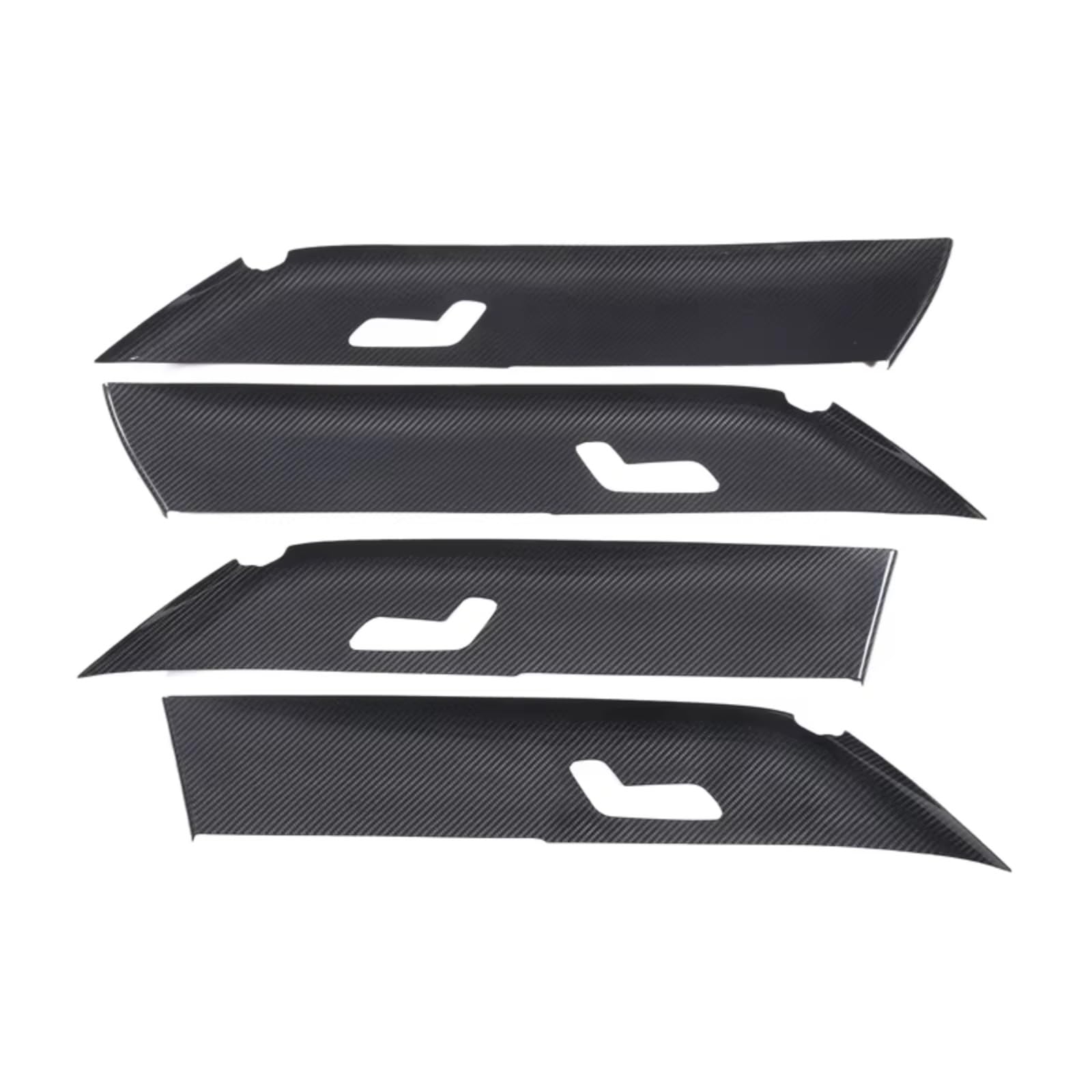 Amxaqjc Car Interior Moulding Trim for Land for Rover for Range for for Vogue L460 2023 Accessories Carbon Fiber Car Interior Door Handle Panel Cover Trim(Carbon Fiber)