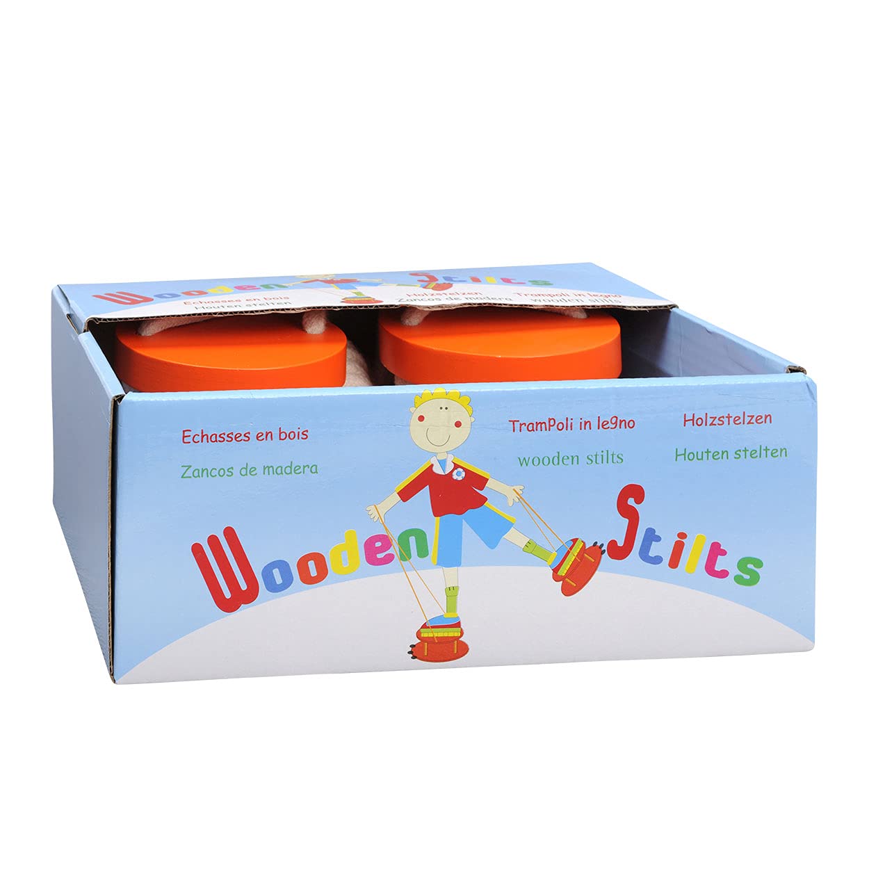 Jouetprive-Wooden Walking Bobbins-Tiger