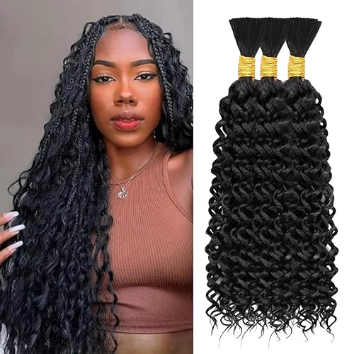 Boho Hair for Braiding 300g 20 Inch Water Wave Bulk