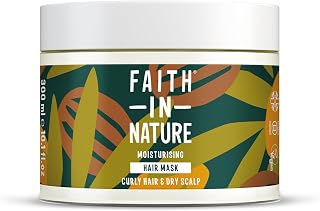 Faith in Nature Natural Karite & Argan Hair Mask, Nourishing, Vegan & Untested on Animals, Without SLS and Parabens, Dry & Very Dry Hair, 300 ml