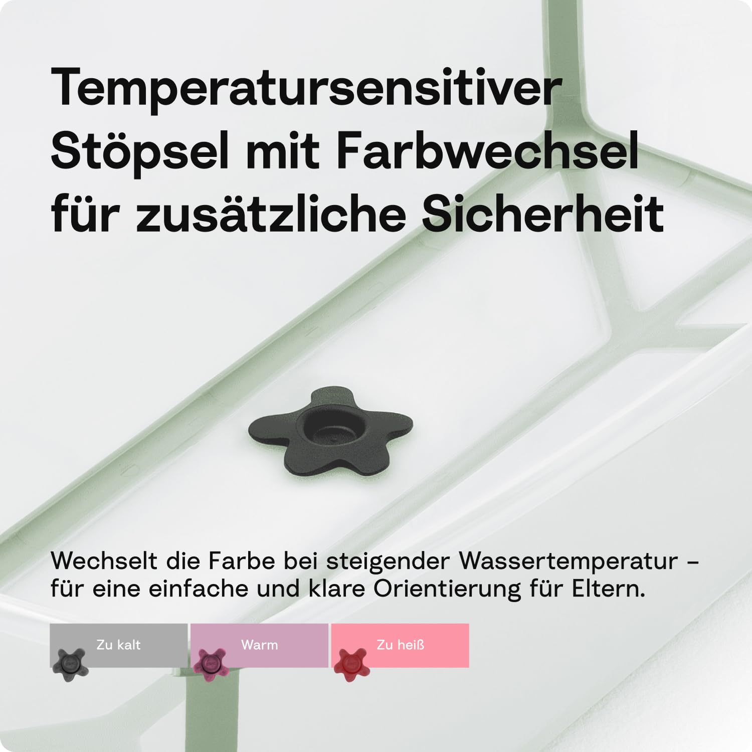 Stokke Flexi Bath, Lavender - 64 x 24 x 34 cm - Faltbare Babybadewanne für Neugeborene und Babys - Leicht, robust & einfach zu verstauen - Praktisch für zu Hause oder auf Reisen
