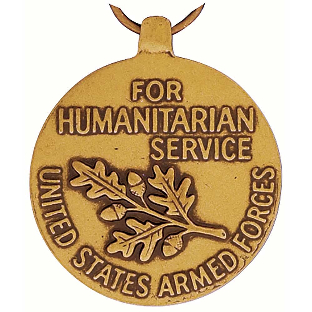 Humanitarian Service Medaille, bronze, Einheitsgröße