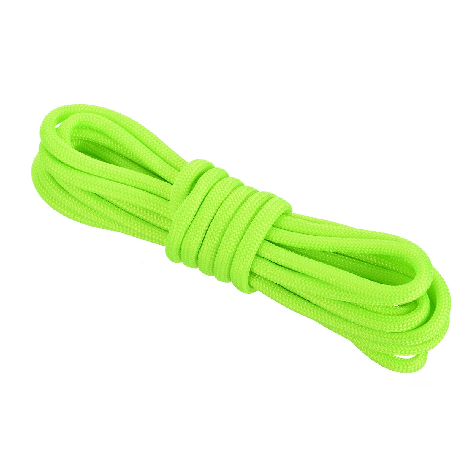 Rebower 550 Paracord Rope 3 m, 4mm Thin Paracord Nylon Cord 7-Strand Core [for Tent Camping Outdoor Gear] - Fluorescent Green