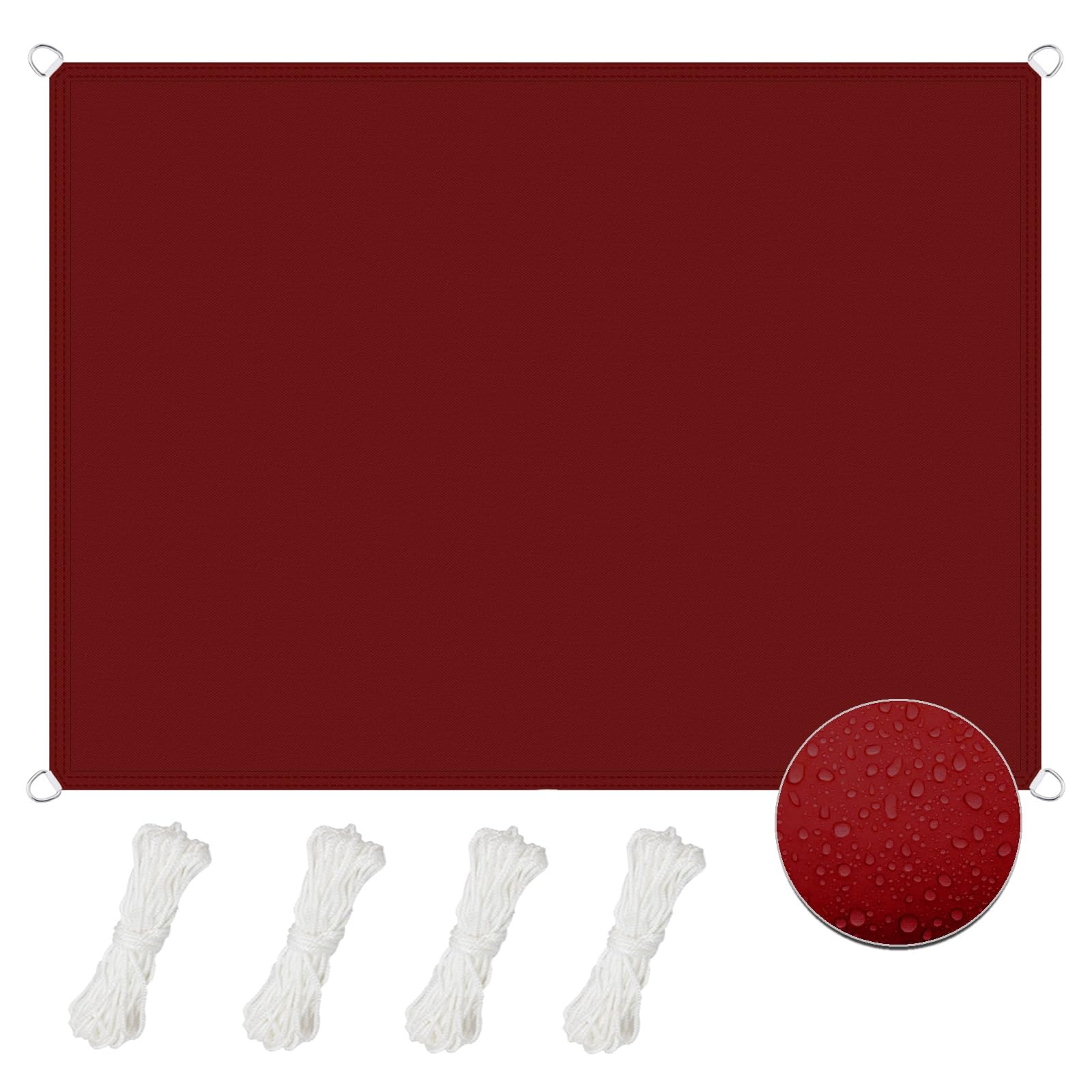 Filet coupe-vent et voile d'ombrage rectangulaire pour protéger la serre