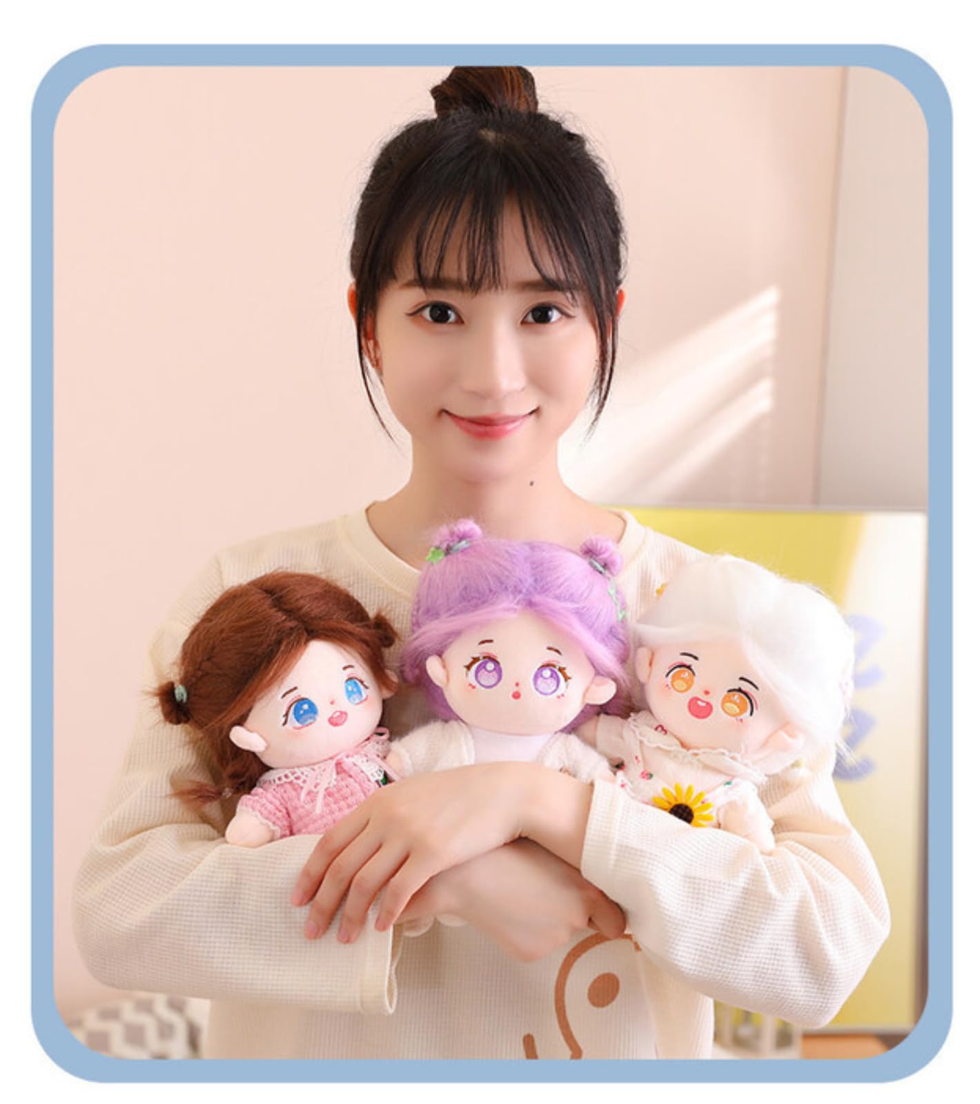 ぬい服 ヘアアクセ 4点セットクリーム ぬい服 ヘアアクセ 4点セットクリーム